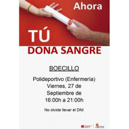 DONA SANGRE- 27 de Septiembre