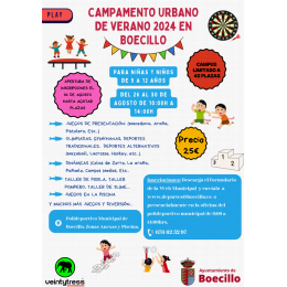 Campamento Urbano de Verano 2024 en Boecillo